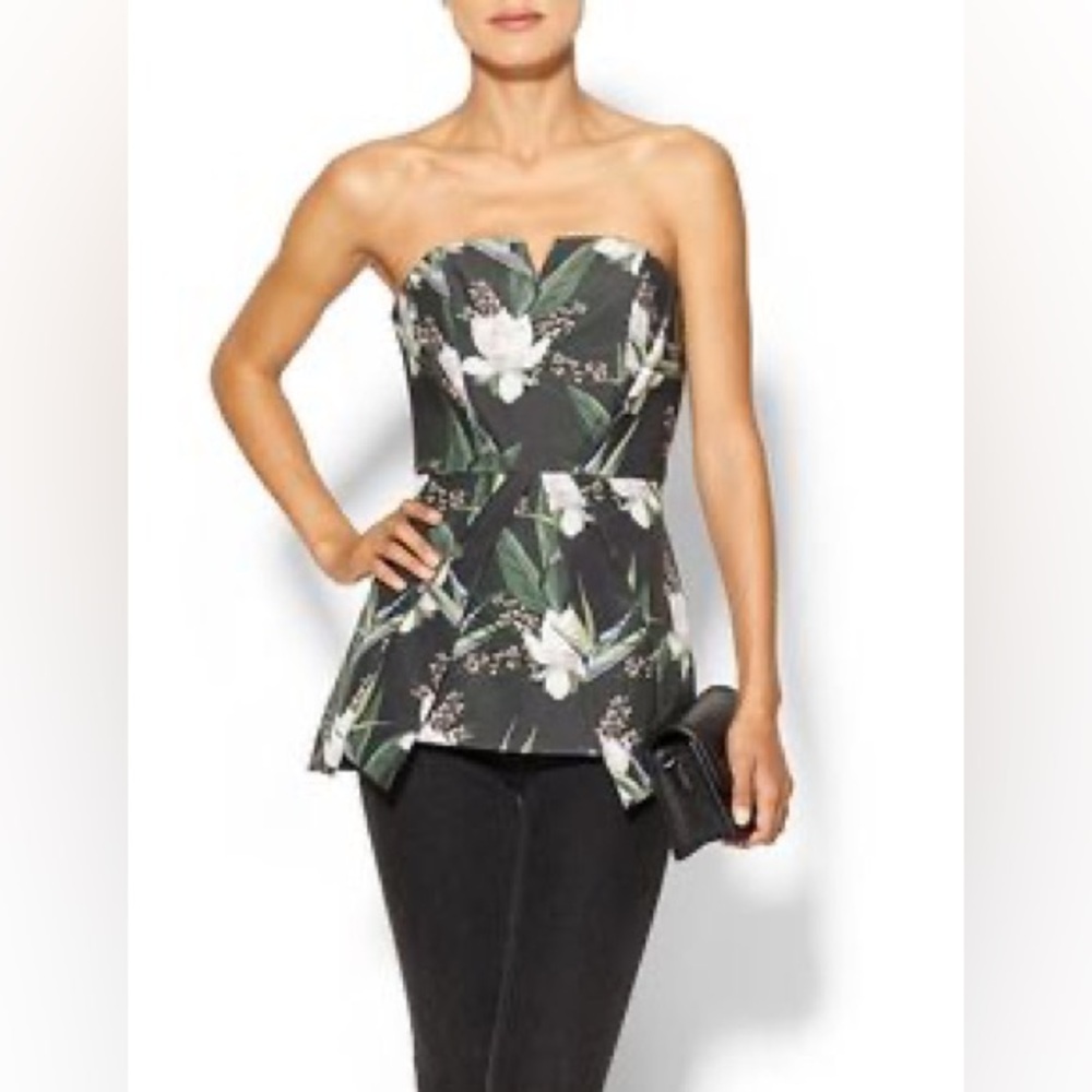 Stylestalker Floral Strapless Top